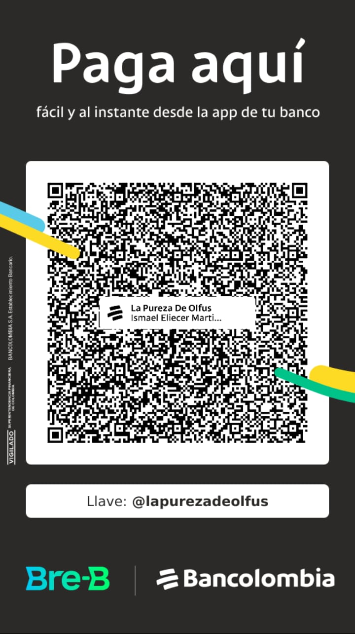 Código QR para pagar a La Pureza de Olfus por Bancolombia / Bre-B